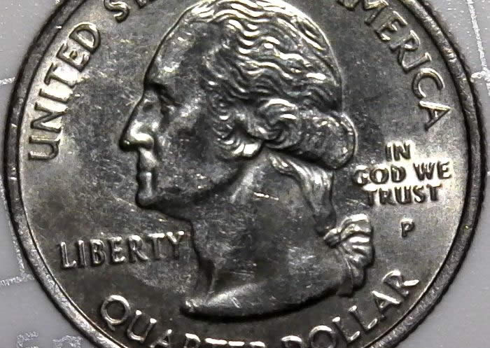 2007-P-Quarter-Struck-Through-Grease-Found-In-Change-From-Walmart-Purchase
